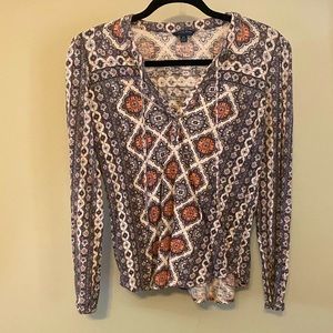 Lucky Brand Patterned Top